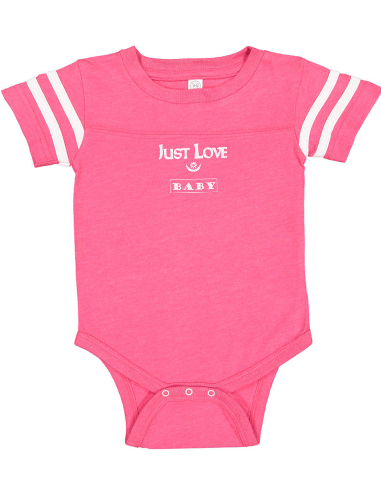"Just Love Baby" Short Sleeve One Piece Jersey
