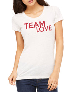 Womens Short Sleeve Team Love Tee