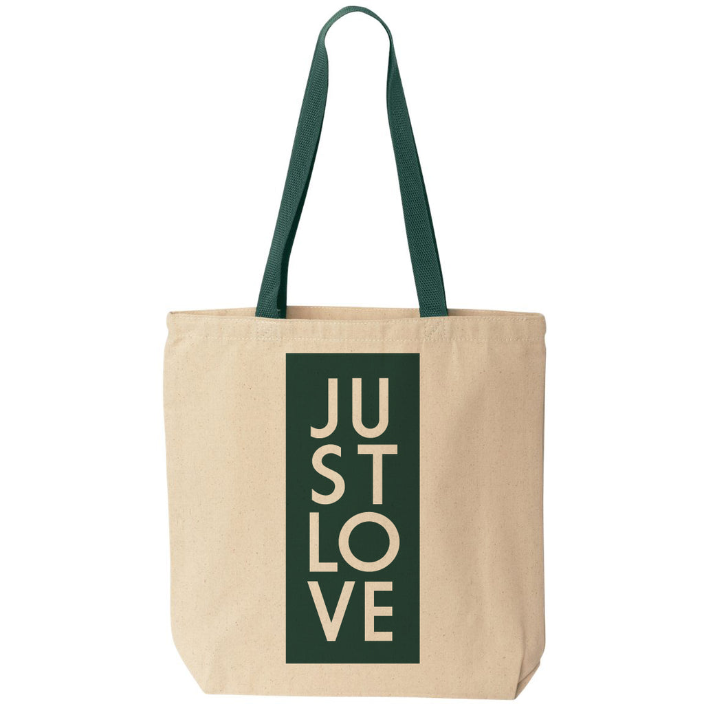 Just Love Tote Bag - Block Print